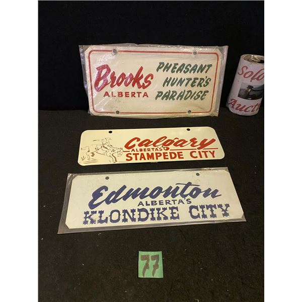 Novelty licence plates