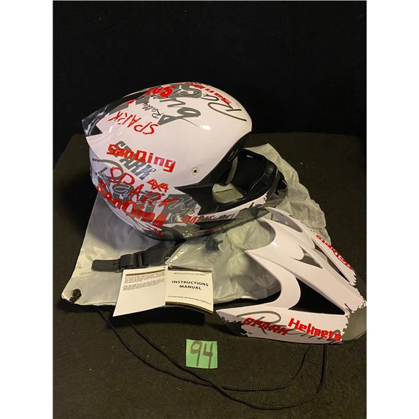 Motorcycle helmet size Large