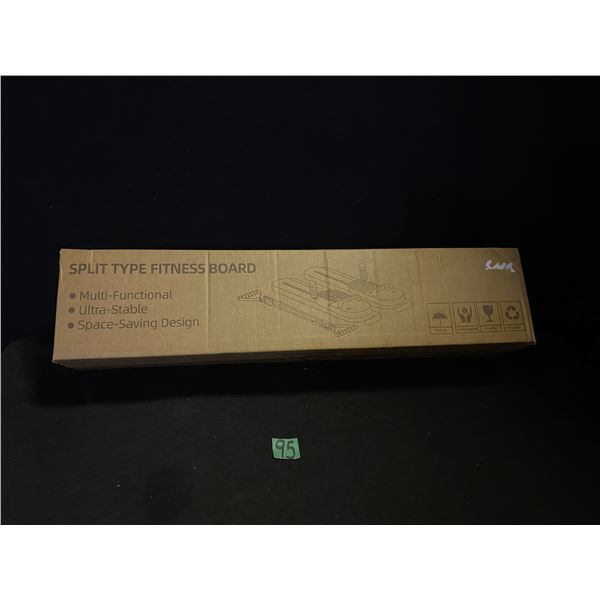Split type fitness board, multi-functional, ultra-stable, space saving design