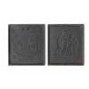 Image 4 : Buderus Cast Iron Plaques 1979 and 1985, Relief Scenes, Marked
