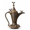 Image 3 : Engraved Ottoman Ewer with Bird Motifs and Arabic Inscription on Lid