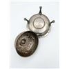 Image 4 : Ornate Lidded Silver Plated Serving Dish With Footed Base and Floral Embossed Detail