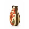 Image 4 : Ceramic Vase with Dual Spout and Red Floral Pattern