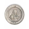 Image 2 : Frans Hals Die Zigeunerin Pewter Plaque 1630 Marked F.C. Relief 32cm