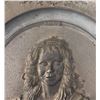 Image 4 : Frans Hals Die Zigeunerin Pewter Plaque 1630 Marked F.C. Relief 32cm