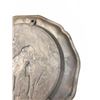 Image 4 : Embossed Pewter Wall Plates with Hunting Dog and Boar Reliefs, Marked NS