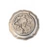 Image 7 : Embossed Pewter Wall Plates with Hunting Dog and Boar Reliefs, Marked NS