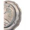 Image 5 : Embossed Pewter Wall Plates with Bird Relief and Scalloped Edges