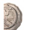 Image 7 : Embossed Pewter Wall Plates with Bird Relief and Scalloped Edges