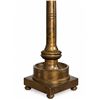 Image 5 : Cut Crystal and Brass Table Lamp with Ornate Pedestal Base