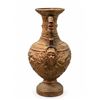 Image 3 : Large Gilt Composite Urn with Lion and Scroll Relief Handles and Decorative Motifs