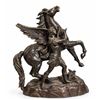 Image 4 : Bronze Sculpture of Greek Figure with Pegasus and Lyre on Decorative Base