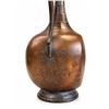 Image 3 : Engraved Copper Ewer with Hinged Lid and Long Spout, Relief Decoration