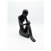 Image 6 : Bronze Abstract Seated Figure Sculpture Modern Minimalist Art