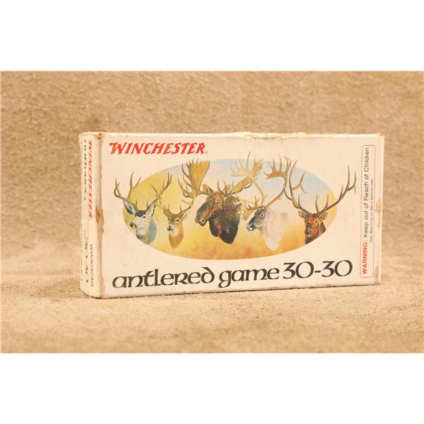 Full Box 1978 .30-30 Winchester Limited Edition Antlered Game Ammunition