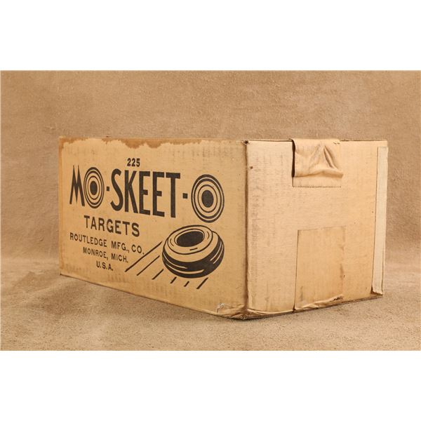 Vintage 1930s Routledge Mo-Skeet-O 225-Count Cardboard Target Case New Old Stock