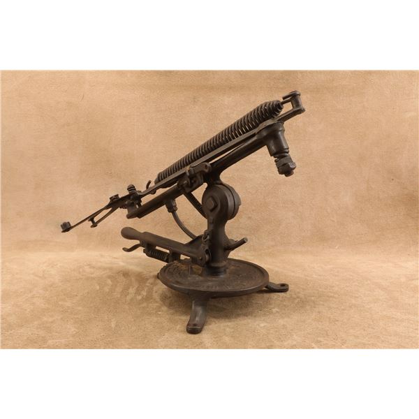 Antique 1882 Chamberlin Target Co Expert No 4 Cast Iron Clay Pigeon Skeet Trap Thrower Machine