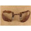 Image 3 : Crockett Cowboy Spurs Hand Tooled Leather Straps CMC Buckles Western Riding Set
