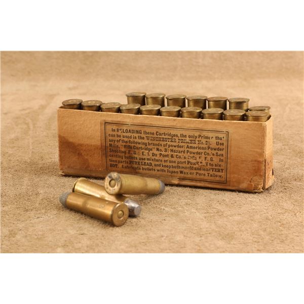 Winchester .45-75 WCF Cartridges 20 Rounds Of Antique Ammunition In Original Box