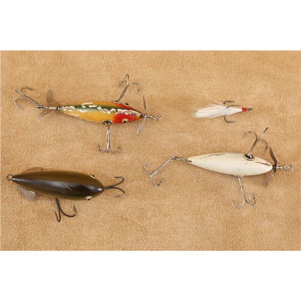 Winchester Fishing Plug Baits No. 9010, No. 9202, & No. 9017 with Extra Treble Hook