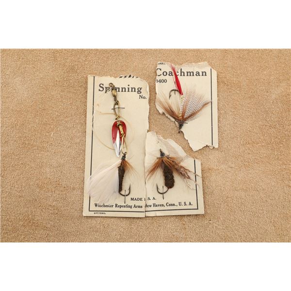 Winchester Spinning Coachman No. 9400 Fishing Lure Set With Original Packaging Card