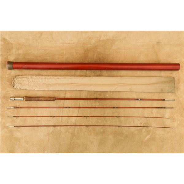 Wright & McGill Granger Bamboo 3 Piece 9' Fly Fishing Rod With Extra Tip, Bag & Storage Tube