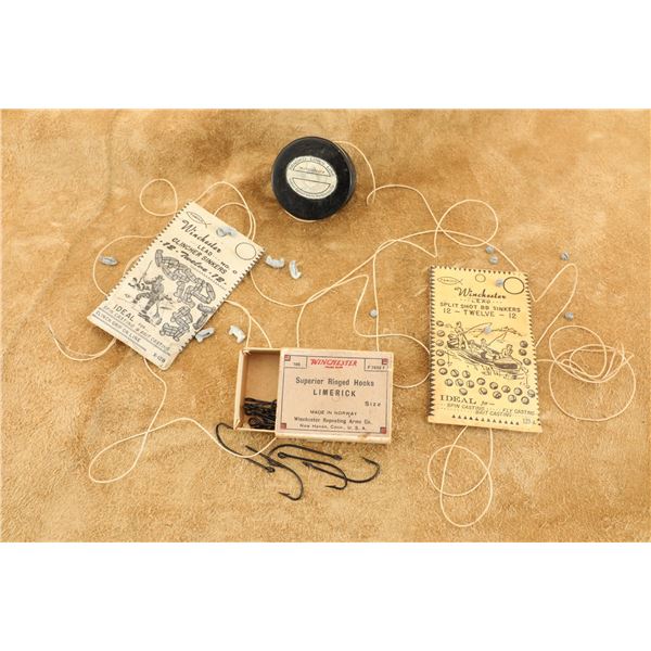 Winchester Tackle: Erin Braided Line Limerick Hooks Split Shot & Clincher Sinkers