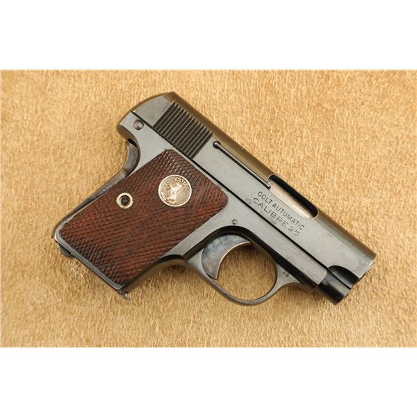 Colt Model 1908 Vest Pocket Hammerless 2" .25 ACP Semi-Automatic Pistol, 1926 C&R