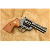 Image 1 : Colt Python Model I3640 Blue 4" .357 Magnum SA/DA Double Action Revolver, 1976