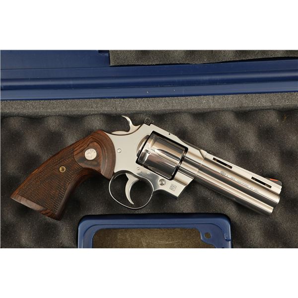 Colt Python PYTHON-SP4WTS 4.25" Stainless .357 Magnum Double Action Revolver & Box