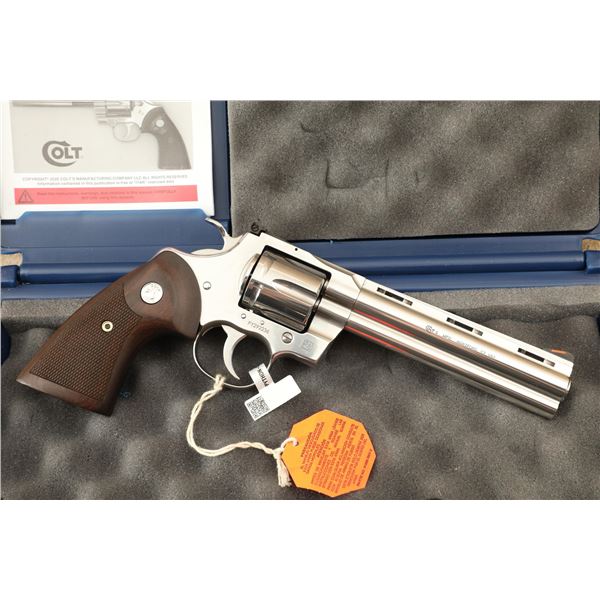 Colt Python PYTHON-SP6WTS 6" Stainless .357 Magnum Double Action Revolver & Box