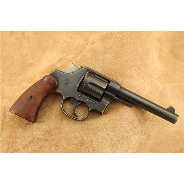 Custom WWI Colt British Empire New Service .45 ACP Double Action Revolver, 1914 C&R
