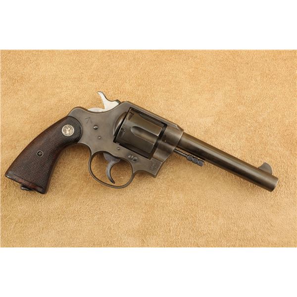 Edward C. Shannon Inscribed British Proofed Colt New Service 5.5" .45 LC Revolver, 1915 C&R