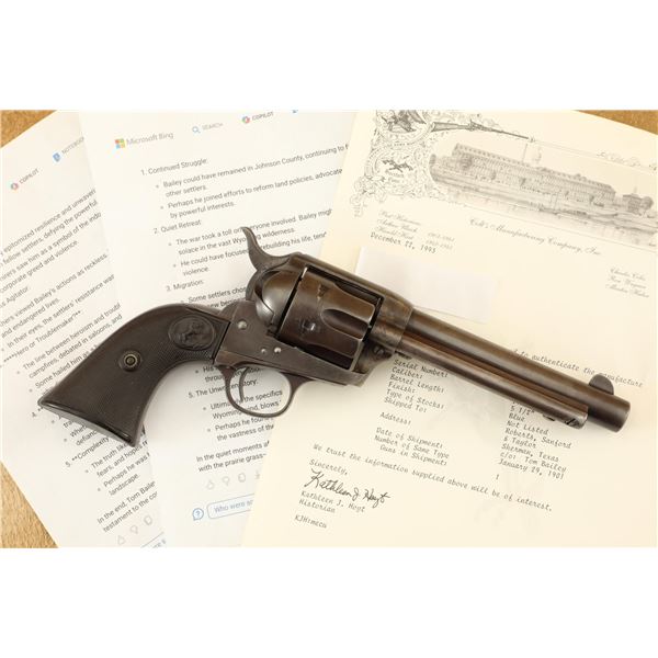 Rare Texas Shipped 1st Gen Colt Single Action Army SAA .44 Russian 5.5" Revolver, 1901 C&R