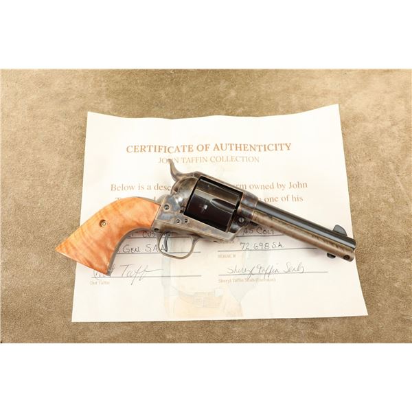 Taffin Collection Custom 2nd Gen Colt Single Action Army SAA 4.75" .45 Revolver, 1975 C&R