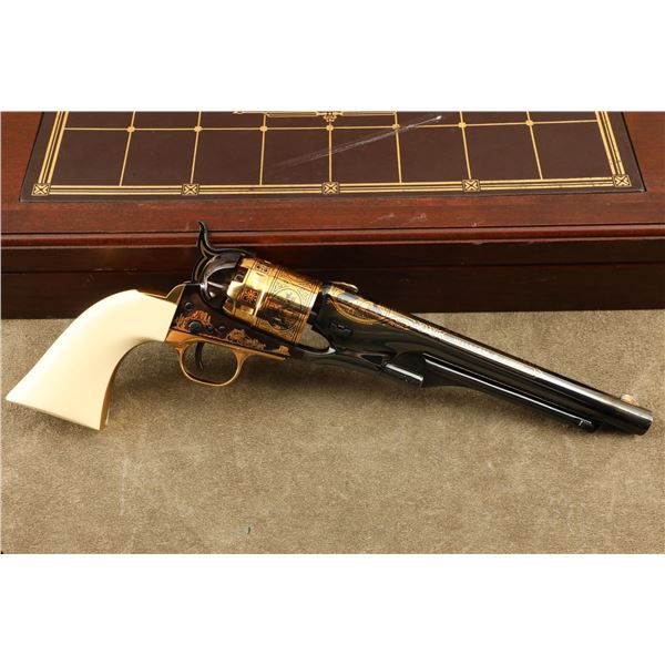 U.S. Historical Society Buffalo Bill Centennial Presentation 1860 Army .44 Percussion Revolver 1983