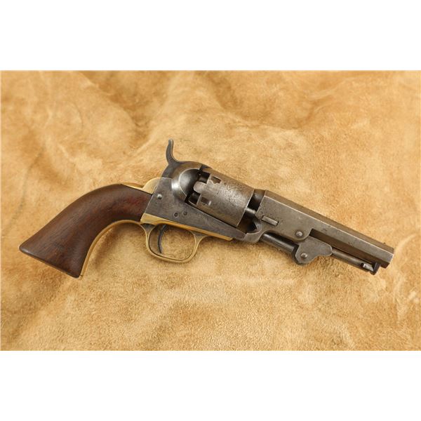 Colt Model 1849 Pocket One Line New York 6-Shot .31 Cal 4" Percussion Revolver, 1863 Antique