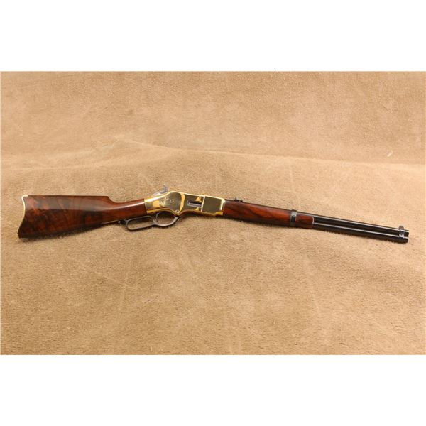 Uberti Winchester 1866 "Yellow Boy" Non-Firing Miniature Carbine 47% Scale Brass Frame & Box