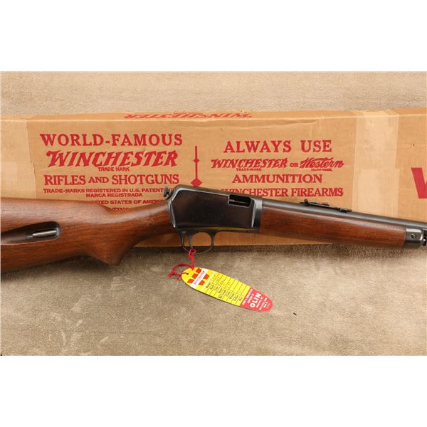 Postwar Winchester Model 63 .22 LR 23" Semi-Auto Rifle & Serial Matching Box, MFD 1953 C&R