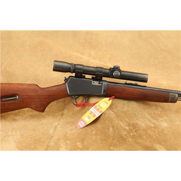 Third Year Winchester Model 63 .22 LR 20" Semi-Auto Rifle & Weaver K 2.5 Scope, MFD 1935 C&R