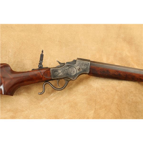 Custom Engraved Stevens A&T Co. "Ideal" No. 44 .22 LR 26" Single Shot Rifle, 1894-1915 C&R