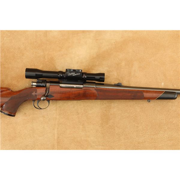 3 Digit Weatherby South Gate Pre-Mark V .375 Wby Mag 26" Bolt Rifle & Wby Scope, 1950 C&R
