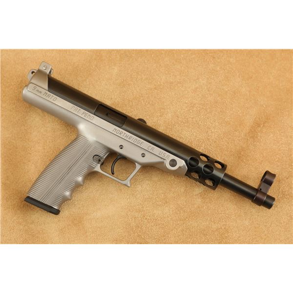 Claridge Family Collection Hi-Tec L-9 L9 Silver 9mm 7.5?? Semi-Automatic Pistol