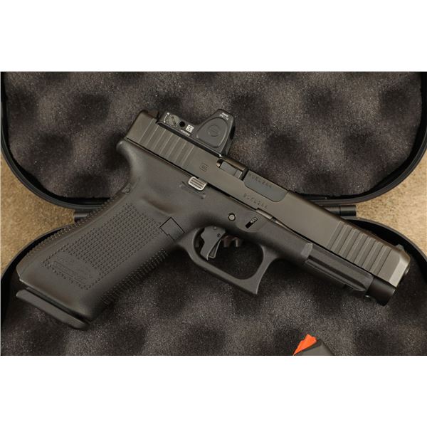 Glock 47 G47 MOS Gen 5 9mm 4.49" Semi-Auto Striker Fired Pistol & Case, Trijicon RMR Red Dot