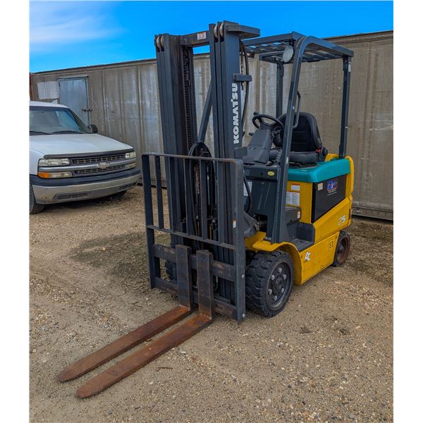 2014 KOMATSU FB25SHU-6 ELECTRIC FORKLIFT