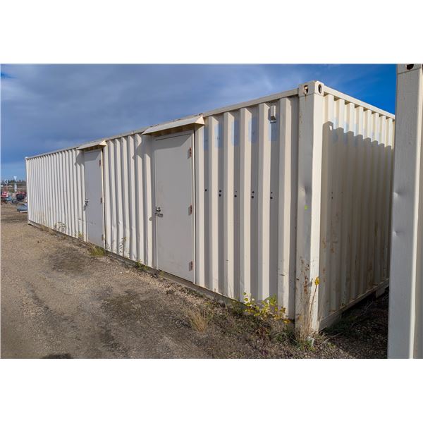 40FT SEA CAN SHIPPING CONTAINER W/ MULTIPLE