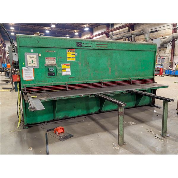ACCURPRESS 825012 HYDRAULIC POWER SQUARING SHEAR