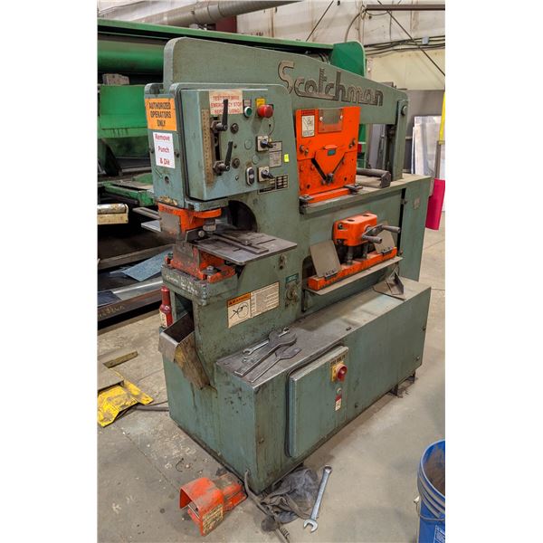 SCOTCHMAN 6509-24M 65 TON HYDRAULIC IRONWORKER