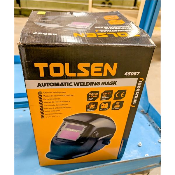 NEW TOLSON AUTO-DARKENING WELDING MASK