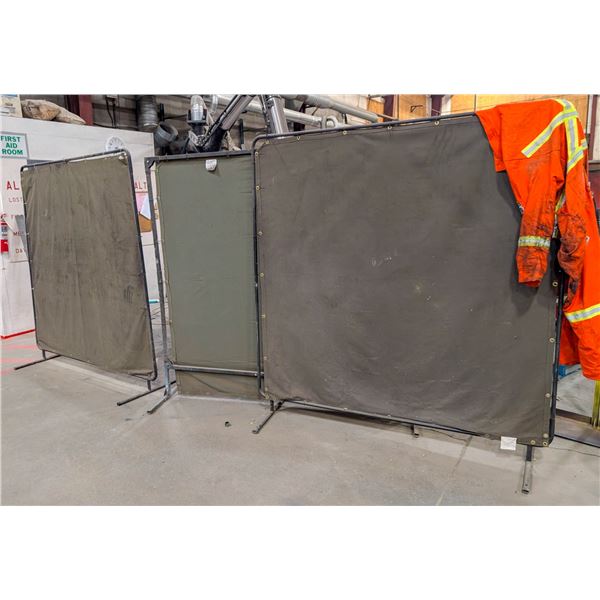 LOT OF 9 ASSORTED WELDING SCREENS